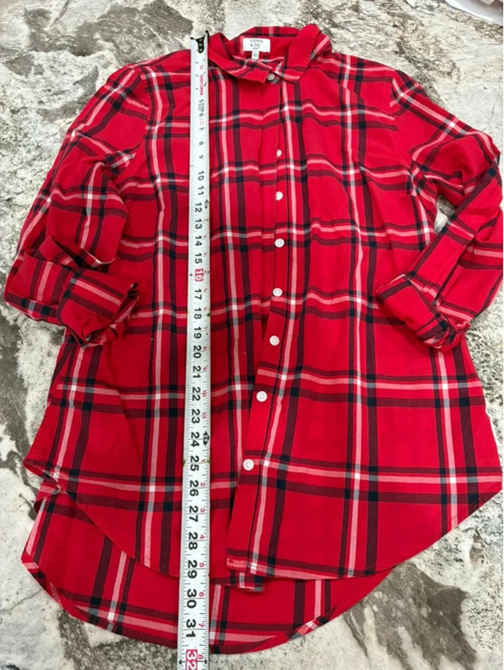 Crown and Ivy flannel dress petite large